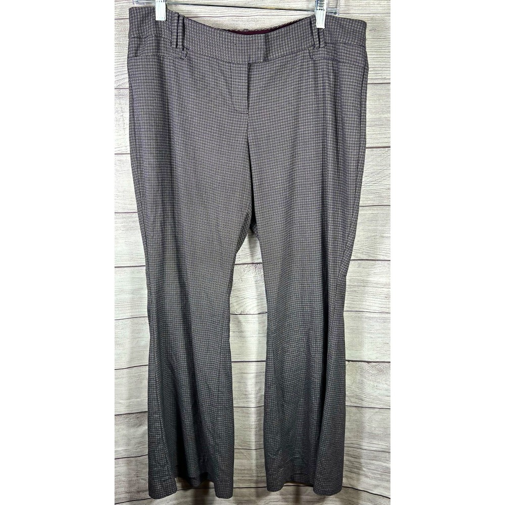 The Limited Drew Fit Dress Pants Women's Size 10 Gray Pleated Back Wide Leg